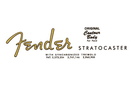 Fender Stratocaster Logo Design | Logo design, Fender, ? logo