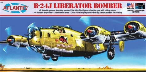 Atlantis 1/92 B24J Liberator Buffalo Bill Bomber Kit (Formerly Revell) – Model Airplane Depot