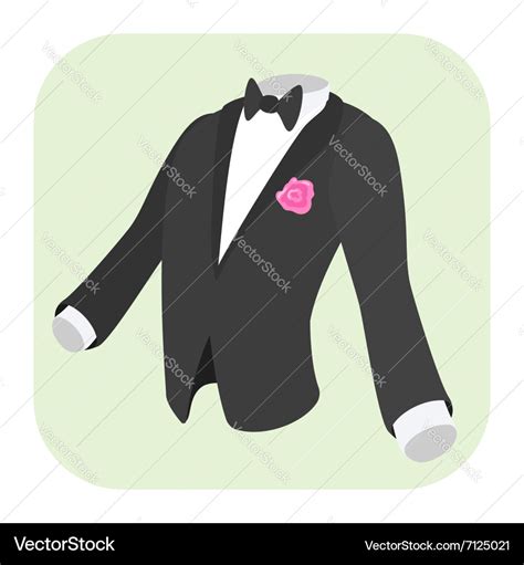 Men formal suit cartoon icon Royalty Free Vector Image