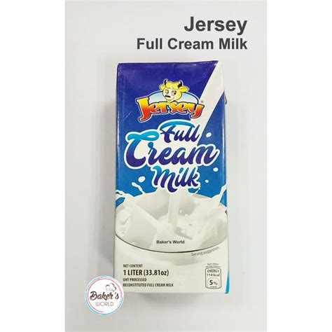 Jersey Full Cream Milk 1 Liter | Shopee Philippines