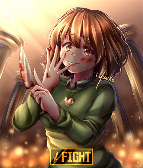 ArtStation - Redraw Chara - Undertale