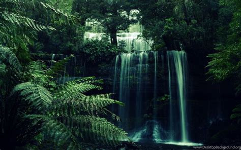 Jungle Waterfall HD Aesthetic Wallpapers Free HD Wallpapers ... Desktop ...