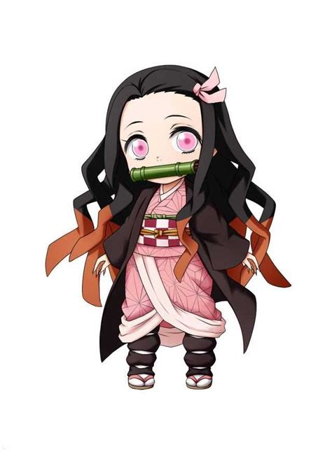 Nezuko, Kimetsu no Yaiba, by Kuena | Cute anime chibi, Chibi anime kawaii, Cute chibi