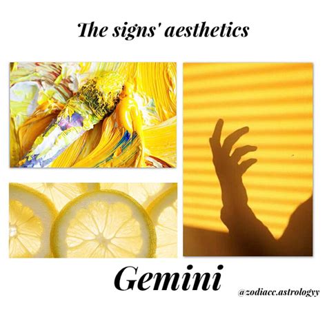 The signs' aesthetics - Gemini | Zodiac signs horoscope, Zodiac signs ...