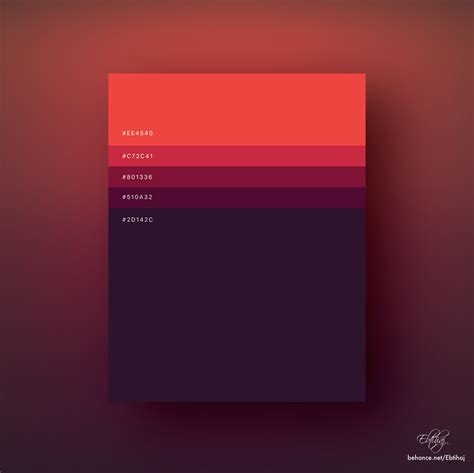 Minimalist Color Palettes 2018 :: Behance