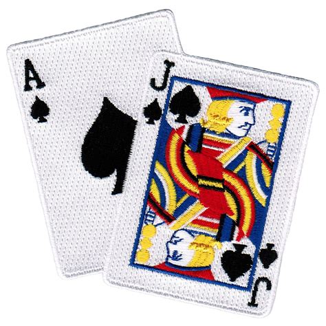 Blackjack Cards Embroidered Patch