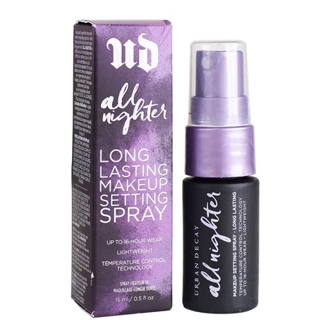 Urban Decay ALL NIGHTER Long Lasting Makeup Setting Spray - Travel Size ...