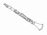 Free Clarinet Coloring Page  Printable Pages For Kids sketch template