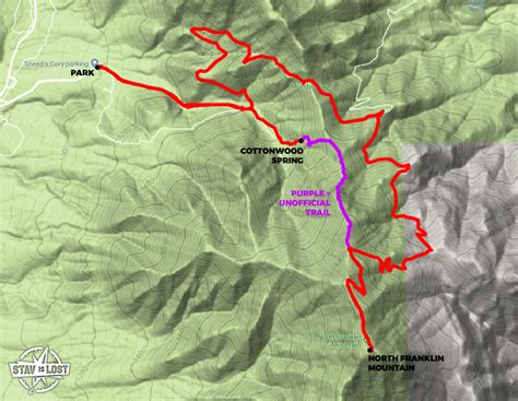 Hiking North Franklin Mountain via Cottonwood Spring Loop in Franklin Mountains State Park, Texas