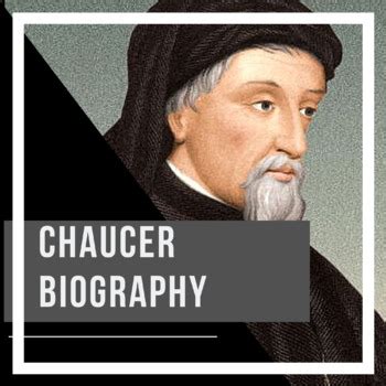 Geoffrey Chaucer Biography | Editable | Distance Learning | TpT