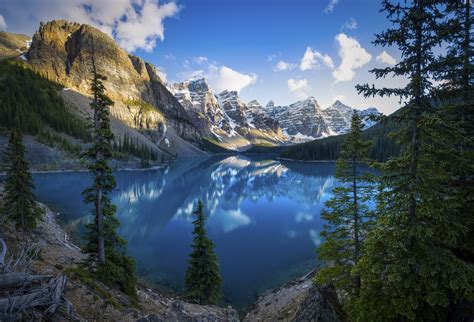 Lake Scenery Alberta Trees 5k Wallpaper,HD Nature Wallpapers,4k Wallpapers,Images,Backgrounds ...