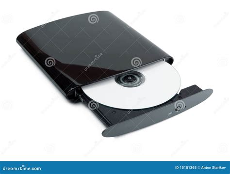 External DVD burner stock image. Image of data, recordable - 15181365