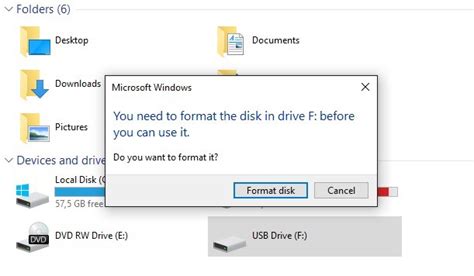 How do I format a USB Flash Drive to NTFS file system?