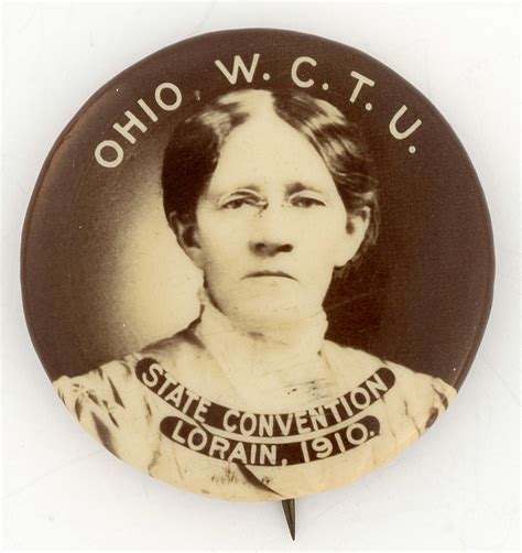 Hake's - OHIO W.C.T.U. 1910 STATE CONVENTION PORTRAIT BUTTON.