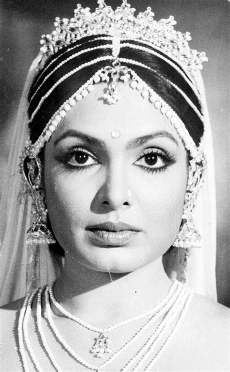 Portrait of Hindi Movie Actress Parveen Babi - 1970's or Early 80's ...