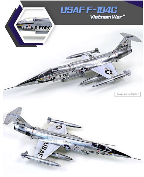 Academy 12576 USAF F-104C Vietnam War 1 72 - odrzutowe - Skala 1:72 ...