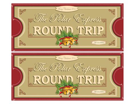 Polar Express Tickets FRONTS 2UP 8.5x11 | FREE PRINTABLE Pol… | Flickr