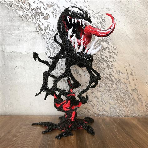 Venom Head Sculpture 3d Pen Illustration - Etsy