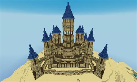 Large Desert Sand Castle - Sanacraft Minecraft Project