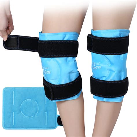 Buy Expert Knee Ice Pack Wrap for Injuries Reusable Gel Ice Pack for Knee Replacement Surgery ...