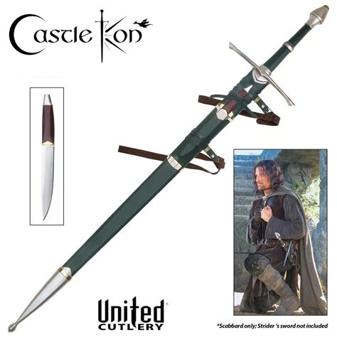 The Sword Of Strider Scabbard – Castle Kon