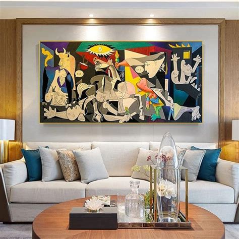 Picasso Famous Painting Modern Abstract Wall Art Pictures Posters and Prints Painting On Canvas ...