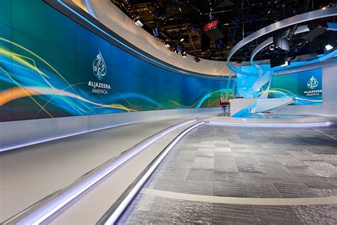 Al Jazeera America Broadcast Set Design Gallery