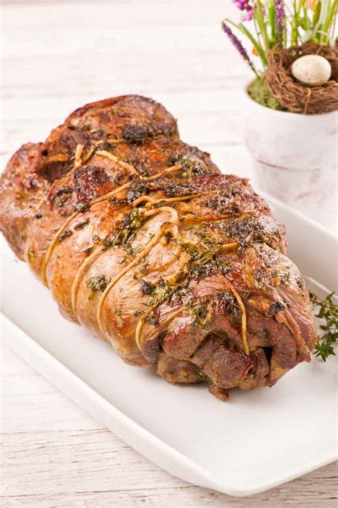 Herb Roasted Boneless Leg of Lamb