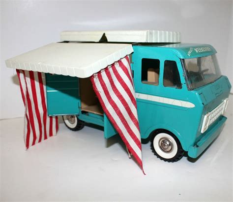 Vintage Structo Weekender Camper Van Toy 1960s