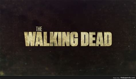 the walking dead logo wallpaper : HD Wallpapers Download