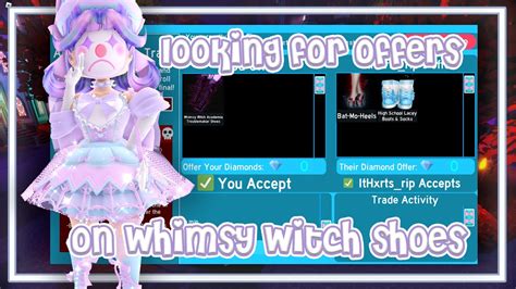 LOOKING FOR OFFERS ON WHIMSY WITCH SHOES 👢 | Royale High - YouTube