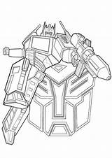Transformers Coloring Pages sketch template