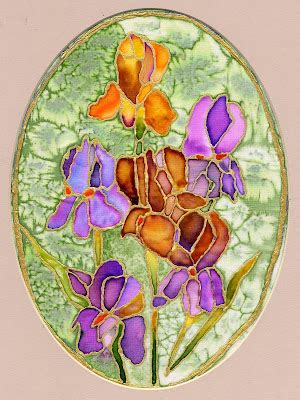 Wildlife Gardener's Paintings: Silk Paintings Of Flowers At Barleycorn