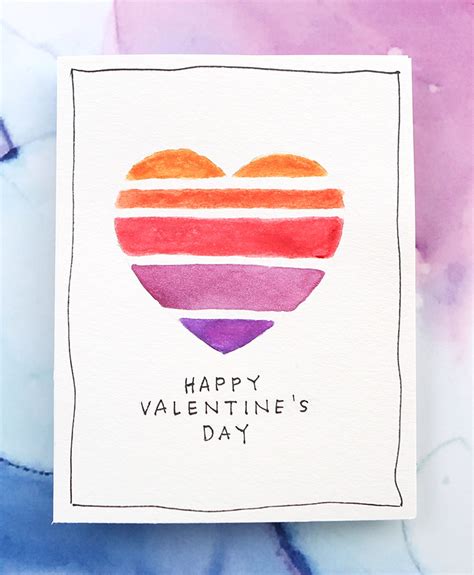 Easy DIY Valentine’s Day Card (Minimal Supplies Needed) – K Werner ...