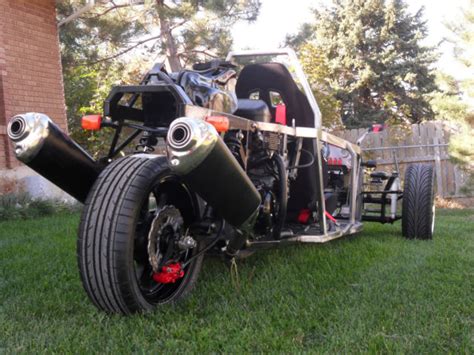 Custom Built One of a Kind Reverse Trike Motorcycle Hayabusa 1300