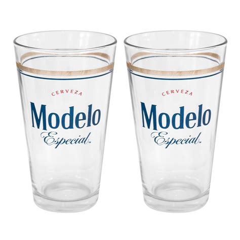 Modelo Especial Beer Logo 2 Pack Pint Glasses