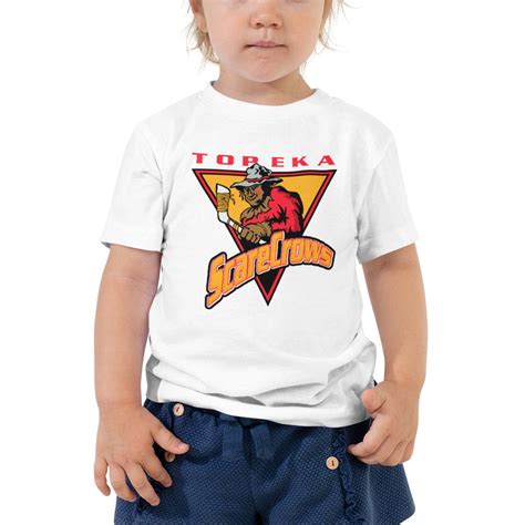 Topeka Scarecrows Vintage Hockey Logo Toddler Short Sleeve Tee | Etsy