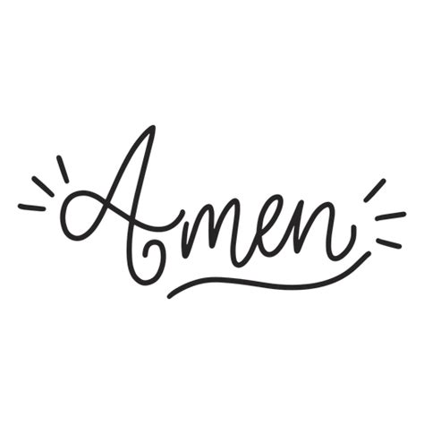 Amen PNG & SVG Transparent Background to Download