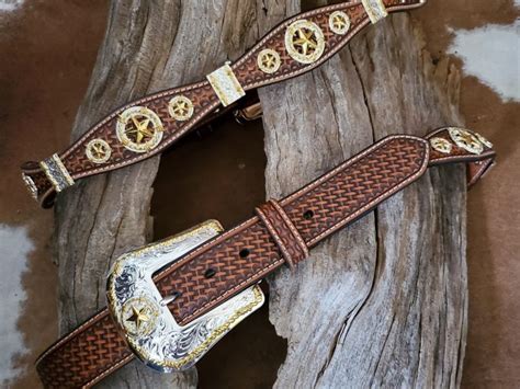 Nocona Men’s Leather Belt w/Star Concho | Tiny's Western Wear in Austin ...