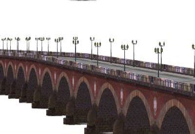 sketchup components 3d warehouse Bridge: Garonne River Bridge