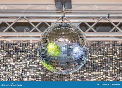 Rotating Disco Ball stock photo. Image of modern, clubbing - 273969628