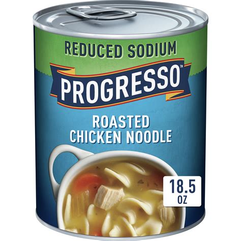 Progresso Reduced Sodium Soup, Roasted Chicken Noodle, 19 oz - Walmart.com - Walmart.com