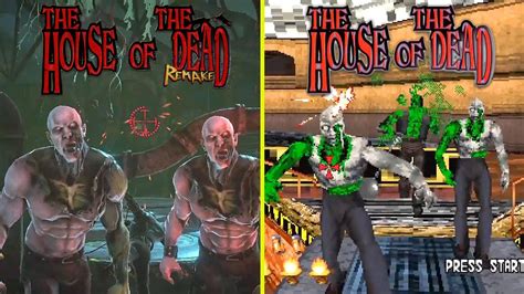 The House of the Dead Remake vs Original Early Graphics Comparison ...