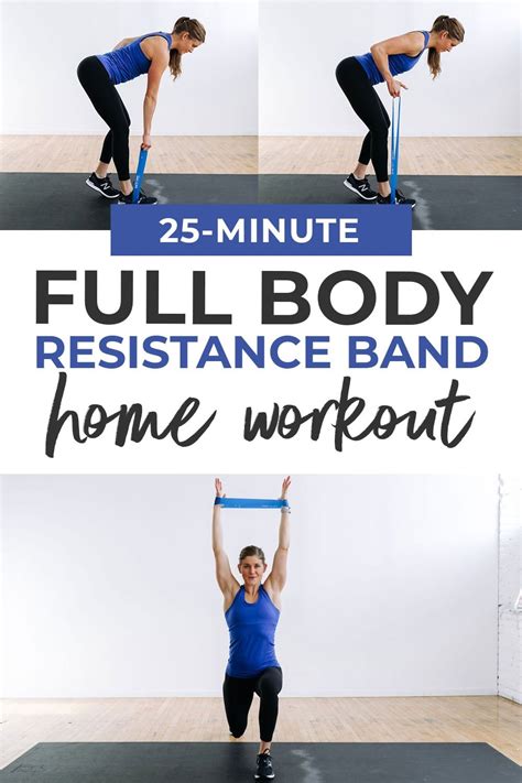 25-Minute Full Body Resistance Band Workout (Video) | Nourish Move Love