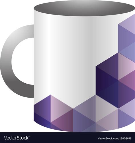 Branding coffee mug design Royalty Free Vector Image