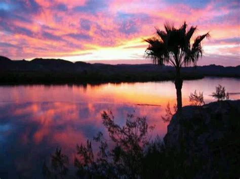 Sunset at Martinez Lake, Arizona | Arizona, California, Casitas