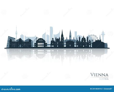 Vienna Skyline Austria Vector Drawn Sketch | CartoonDealer.com #73323317