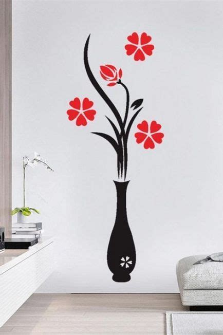 11+ New Wall Stencil Diy Simple | Wall paint designs, Wall painting ...