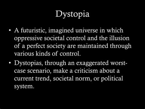 PPT - Utopia and Dystopia PowerPoint Presentation, free download - ID ...