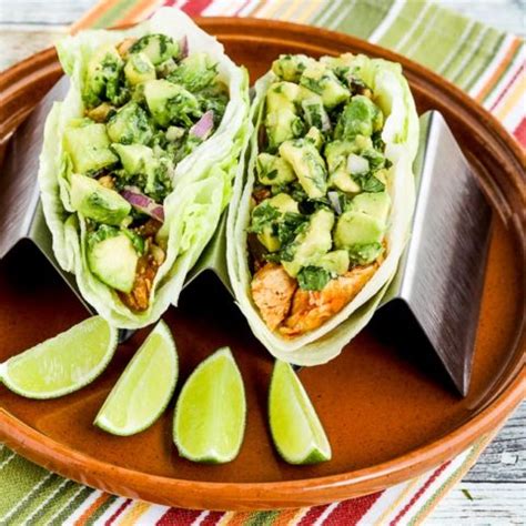 Spicy Shredded Chicken Lettuce Wrap Tacos – Kalyn's Kitchen